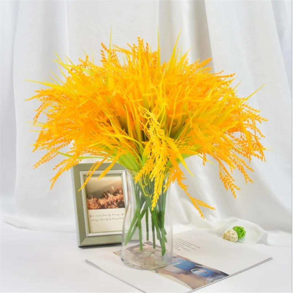 Yellow Flower Artificial Wheat Ears Rice Plant Bouquet Plastic Fake Plants Office Hotel Decor Style 2
Yellow Flower Artificial Wheat Ears Rice Plant Bouquet Plastic Fake Plants Office Hotel Decor Style 2