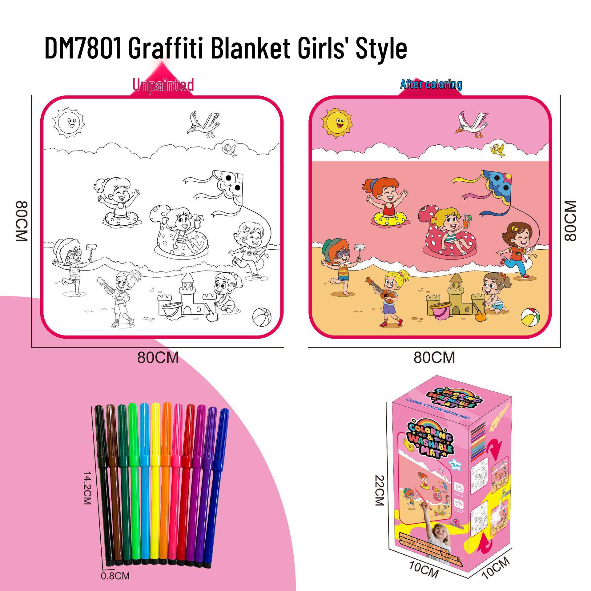 Magic Water Canvas: Children s Watercolor Doodle Cloth for Early Education and Creative Kindergarten Crafting
Magic Water Canvas: Children s Watercolor Doodle Cloth for Early Education and Creative Kindergarten Crafting