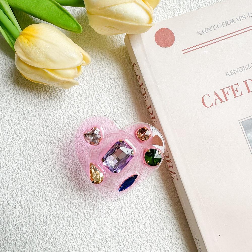 Mobile Phone Airbag Bracket Paste Desktop Retractable And Stable Love Epoxy Gem Rhinestone Luxury Women
Mobile Phone Airbag Bracket Paste Desktop Retractable And Stable Love Epoxy Gem Rhinestone Luxury Women