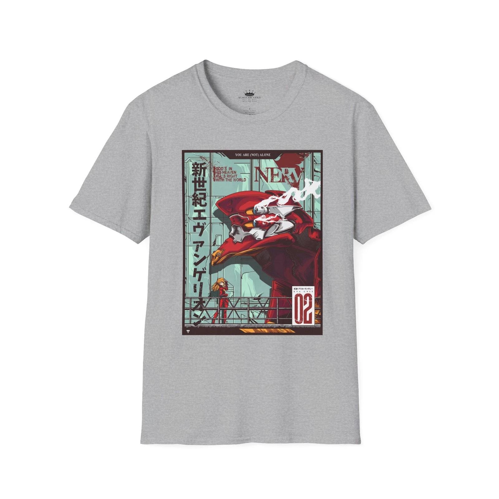 Evangelion Style 02 & Asuka T-Shirt | Anime Robot Graphic Tee 4XL
Evangelion Style 02 & Asuka T-Shirt | Anime Robot Graphic Tee 4XL