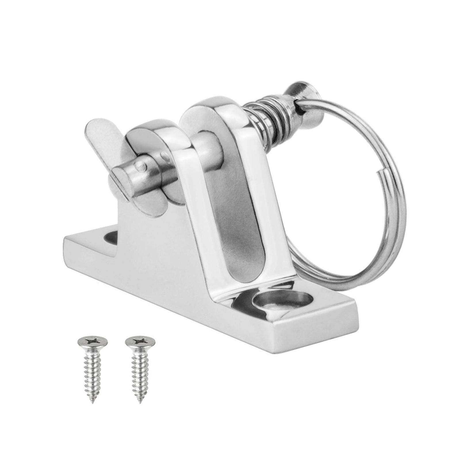 90 Degree Top Hinge with quick release pin Kayak Canoe Cover one size срібний
90 Degree Top Hinge with quick release pin Kayak Canoe Cover one size срібний