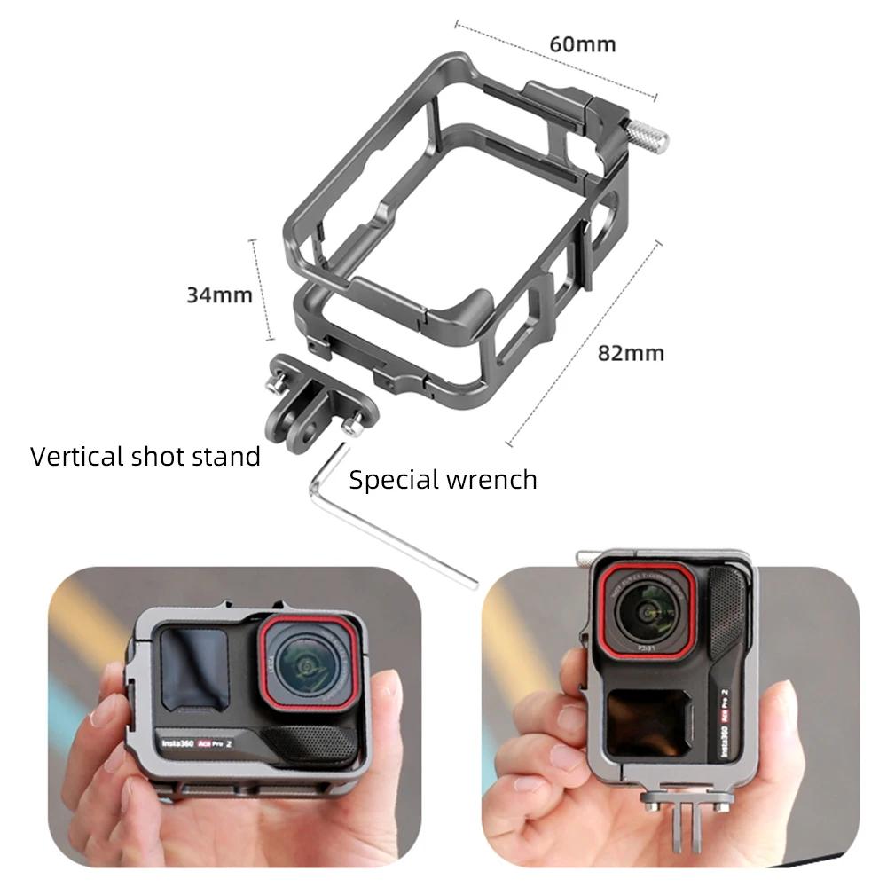 Metal Frame Cage for Insta360 Ace Pro 2 / Ace Pro / Ace Protective Durable Case With Cold Shoe Mount Camera Frame Accessories
Metal Frame Cage for Insta360 Ace Pro 2 / Ace Pro / Ace Protective Durable Case With Cold Shoe Mount Camera Frame Accessories