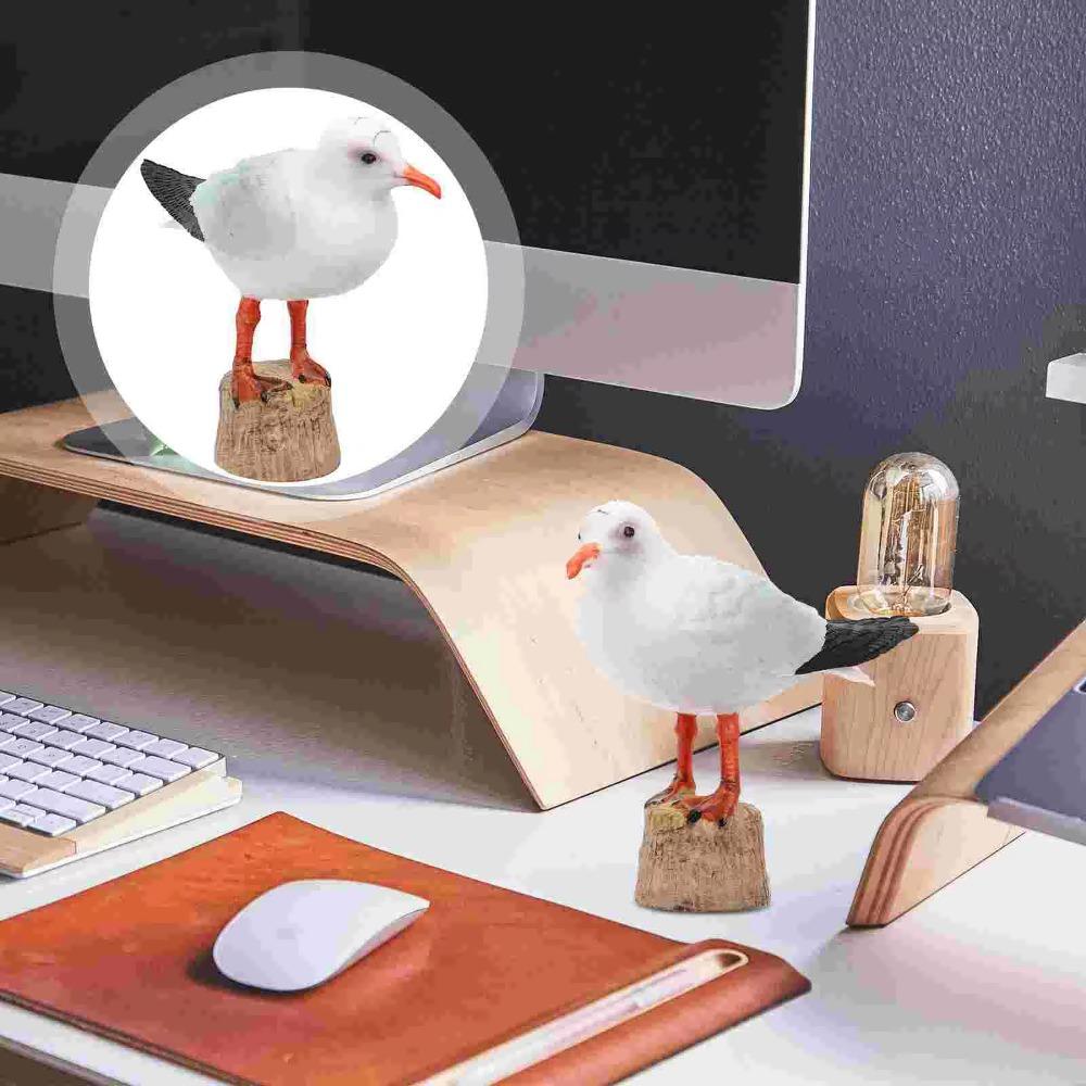 2 Pcs Miniature Red-billed Gull Model Handmade Simulation Seagull Sculpture Table 2Pcs
2 Pcs Miniature Red-billed Gull Model Handmade Simulation Seagull Sculpture Table 2Pcs