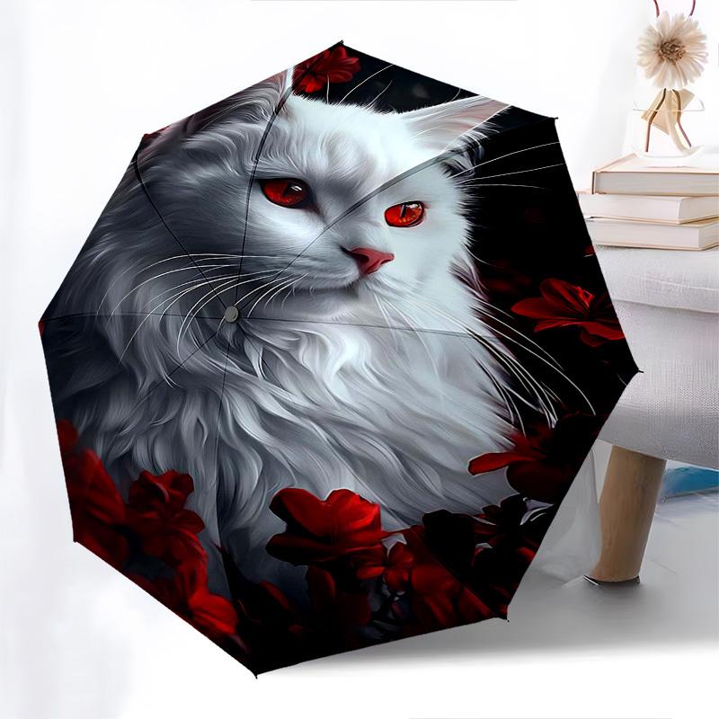 1pc Red Flower Outdoor Umbrella, Automatic Opening/Closing, Portable 3-Fold Design with 8-Bone Iron Frame, Perfect Gift for Fans, Travelers, Daily Use
1pc Red Flower Outdoor Umbrella, Automatic Opening/Closing, Portable 3-Fold Design with 8-Bone Iron Frame, Perfect Gift for Fans, Travelers, Daily Use