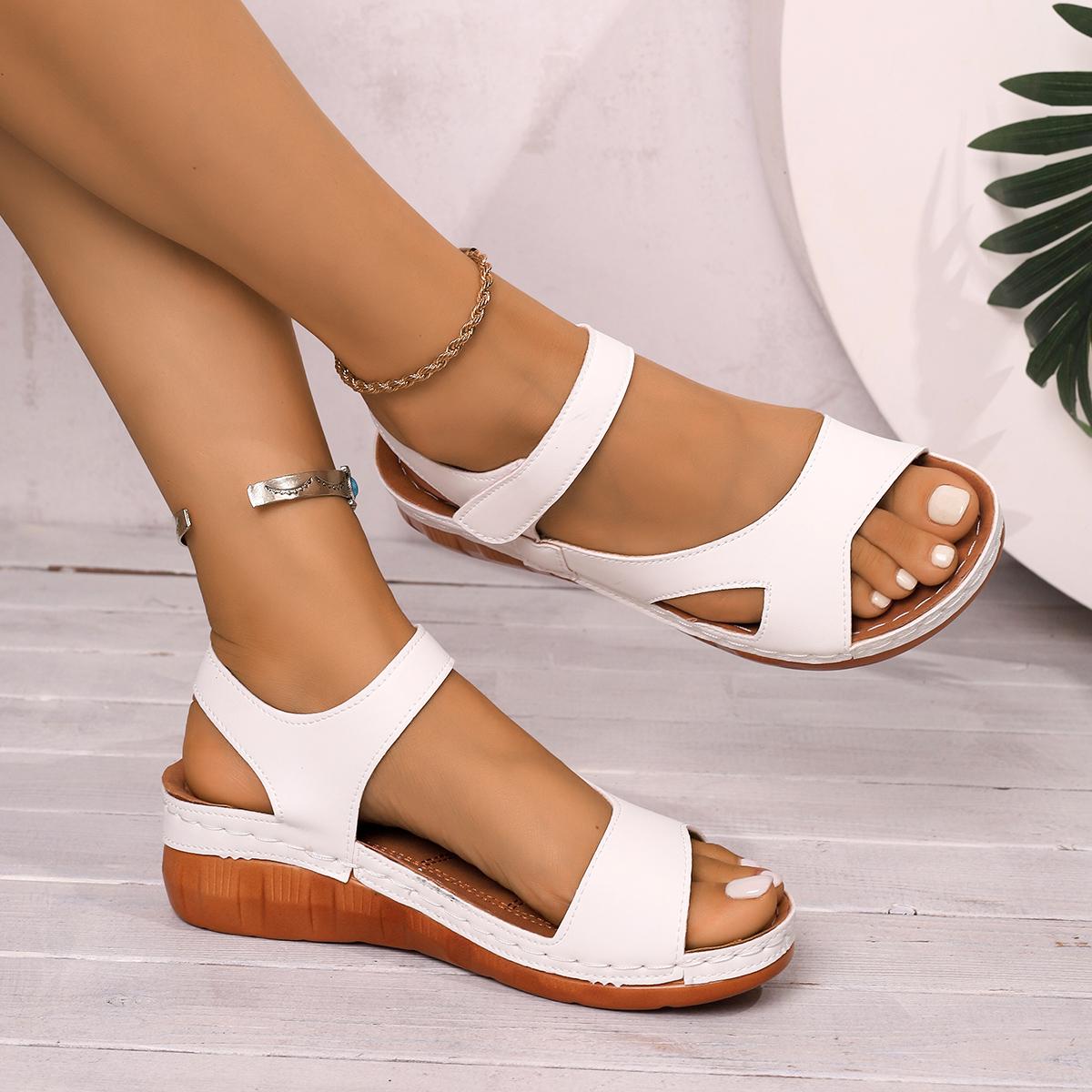 Fashion Women Sandals 2025 New Summer Casual Wedges Sandals Women Summer Fashion Soft Beach Platform Shoes Woman Sandalias De Mujer 36 белый
Fashion Women Sandals 2025 New Summer Casual Wedges Sandals Women Summer Fashion Soft Beach Platform Shoes Woman Sandalias De Mujer 36 белый