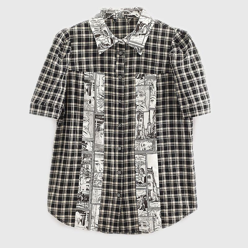 Серия узоров Рубашки в европейском и американском стиле для лета Black and White grid S
Серия узоров Рубашки в европейском и американском стиле для лета Black and White grid S