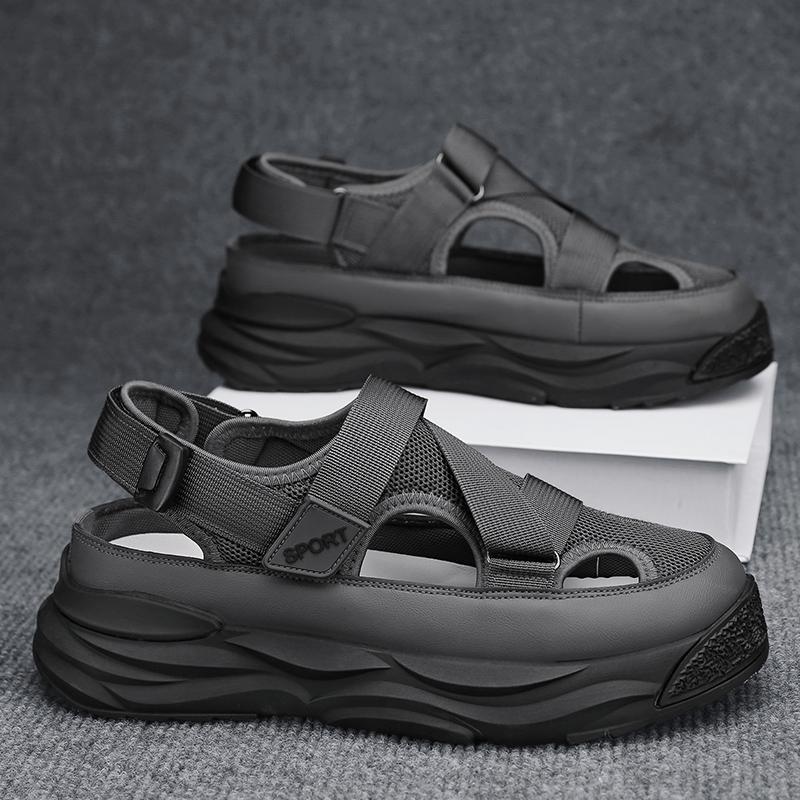 Men s New Breathable Thin Shoes Men s Casual Sandals Outdoor Non Slip Beach Sandals Male Platform Sandalias 39 серый
Men s New Breathable Thin Shoes Men s Casual Sandals Outdoor Non Slip Beach Sandals Male Platform Sandalias 39 серый