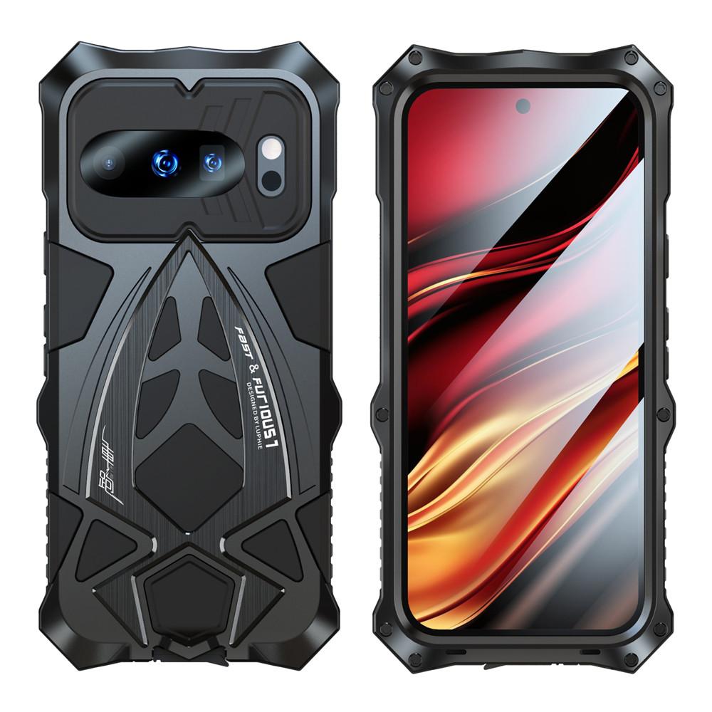 Full Shockproof Armor Metal Phone Case For Google Pixel 10 Pro Glass Film Protection Phone Cover For Google Pixel 9 Pro Funda Google Pixel 9 Pro чорний
Full Shockproof Armor Metal Phone Case For Google Pixel 10 Pro Glass Film Protection Phone Cover For Google Pixel 9 Pro Funda Google Pixel 9 Pro чорний