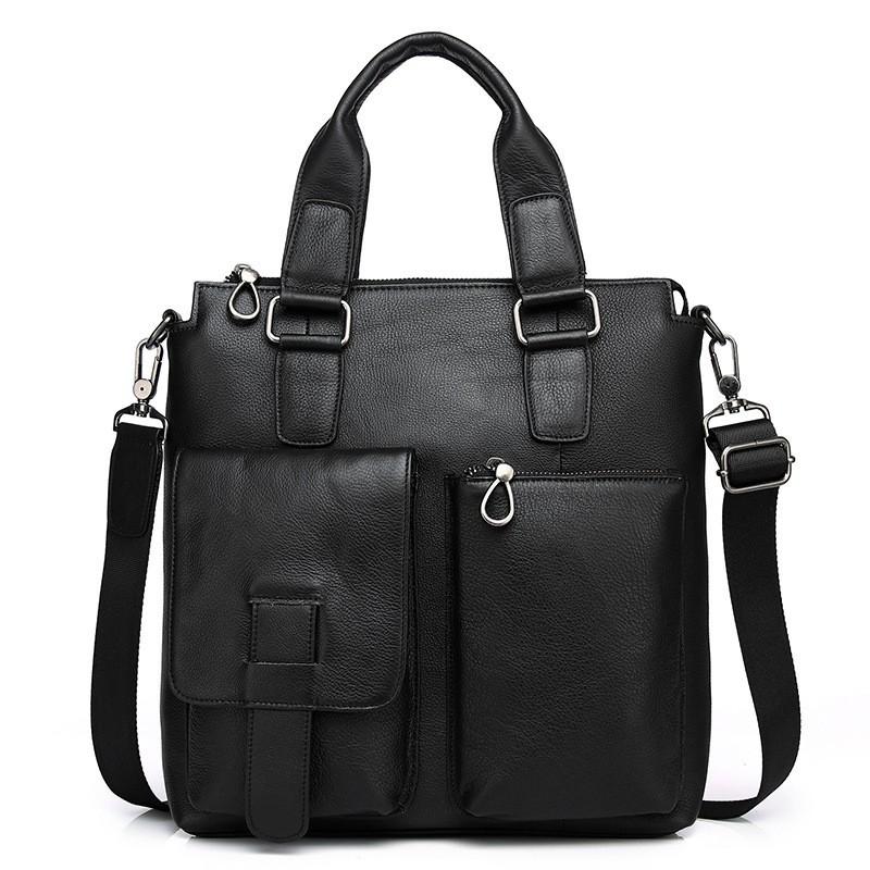 Men S Handbag Single Shoulder Oblique Span Bag Men S First Layer Cowhide Bag Trendy Simple Leisure Bag Other sizes чорний
Men S Handbag Single Shoulder Oblique Span Bag Men S First Layer Cowhide Bag Trendy Simple Leisure Bag Other sizes чорний