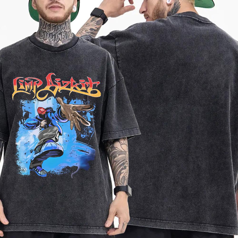 Винтажная выстиранная футболка рок-группы Limp Bizkit Мужская Женская Одежда Мода Хип-хоп Готика Оверсайз Футболка с коротким рукавом Уличная одежда 2XL
Винтажная выстиранная футболка рок-группы Limp Bizkit Мужская Женская Одежда Мода Хип-хоп Готика Оверсайз Футболка с коротким рукавом Уличная одежда 2XL