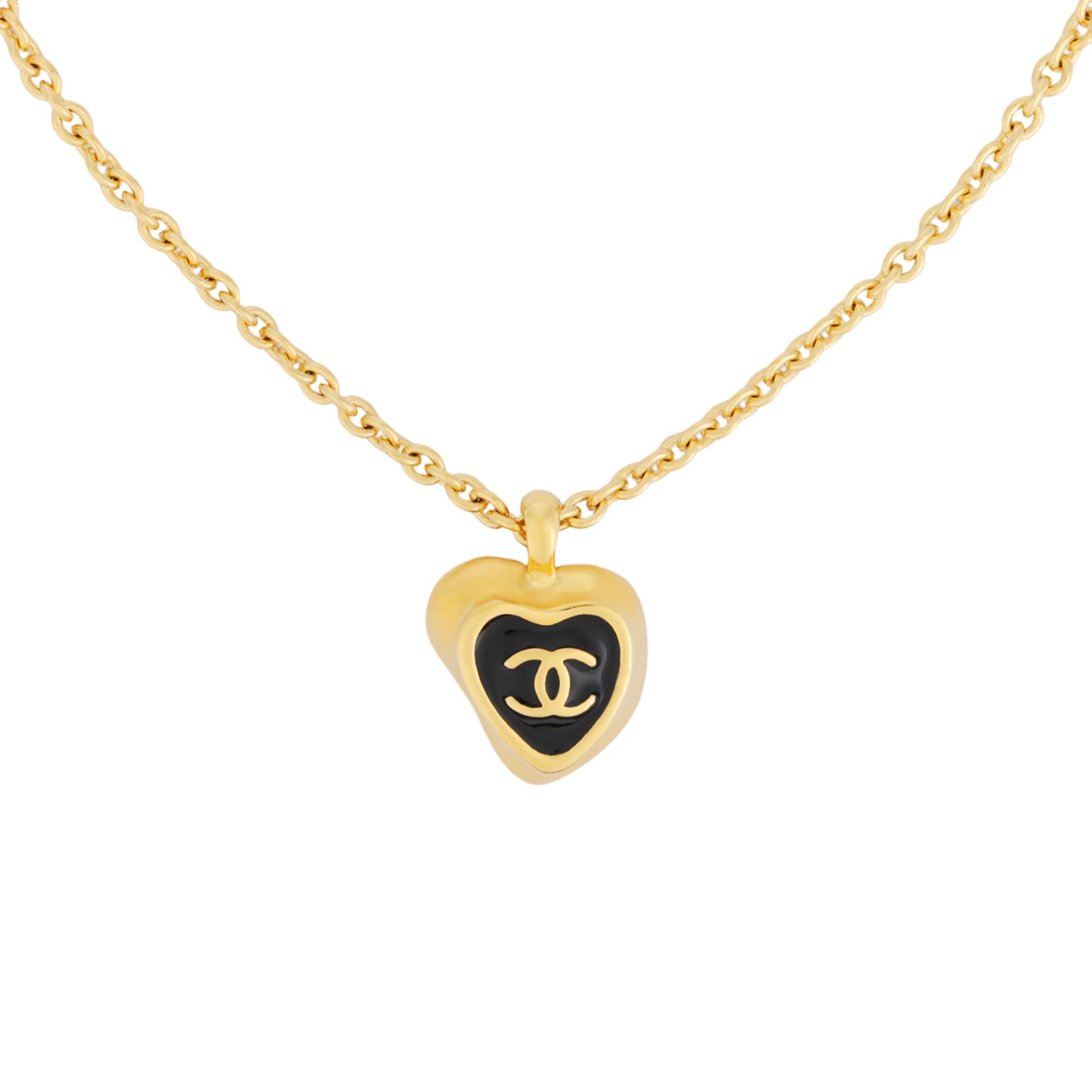 Chanel 25A Early Autumn Two-Tone Heart Necklace Unisex necklace Black ABF966B21091U1959 Box+Shopping Bag
Chanel 25A Early Autumn Two-Tone Heart Necklace Unisex necklace Black ABF966B21091U1959 Box+Shopping Bag