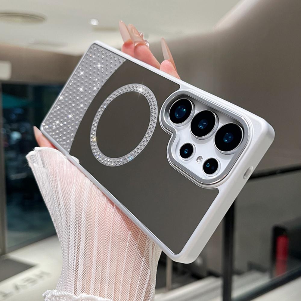 Glitter Diamond For Magsafe Magnetic Mirror Case For Samsung S25 S24 Ultra FE S22 S23 Plus S21 A56 A55 A36 A35 A25 A16 A15 Cover Galaxy S22 Ultra 5G
Glitter Diamond For Magsafe Magnetic Mirror Case For Samsung S25 S24 Ultra FE S22 S23 Plus S21 A56 A55 A36 A35 A25 A16 A15 Cover Galaxy S22 Ultra 5G