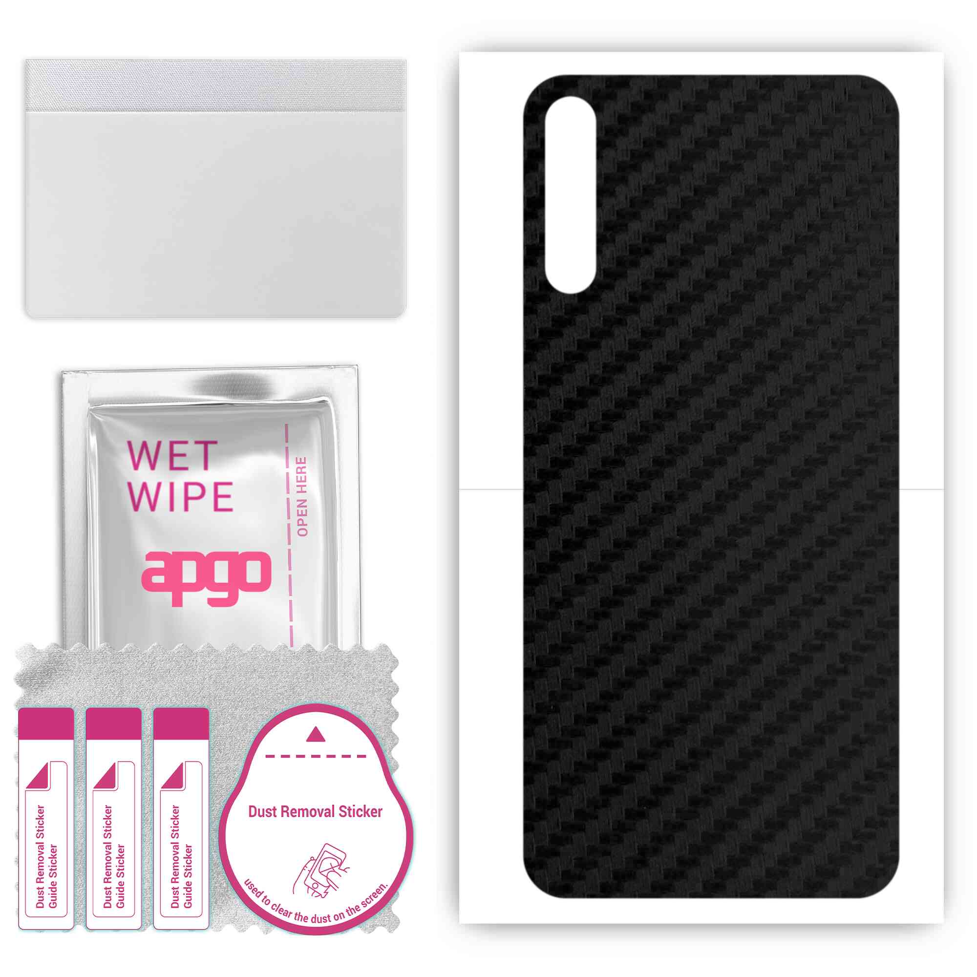 apgo Protective Skin Sticker for the back compatible with Tecno Camon 12 Pro, Wrap Film, Foil, Vinyl - Pattern Carbon Black
apgo Protective Skin Sticker for the back compatible with Tecno Camon 12 Pro, Wrap Film, Foil, Vinyl - Pattern Carbon Black