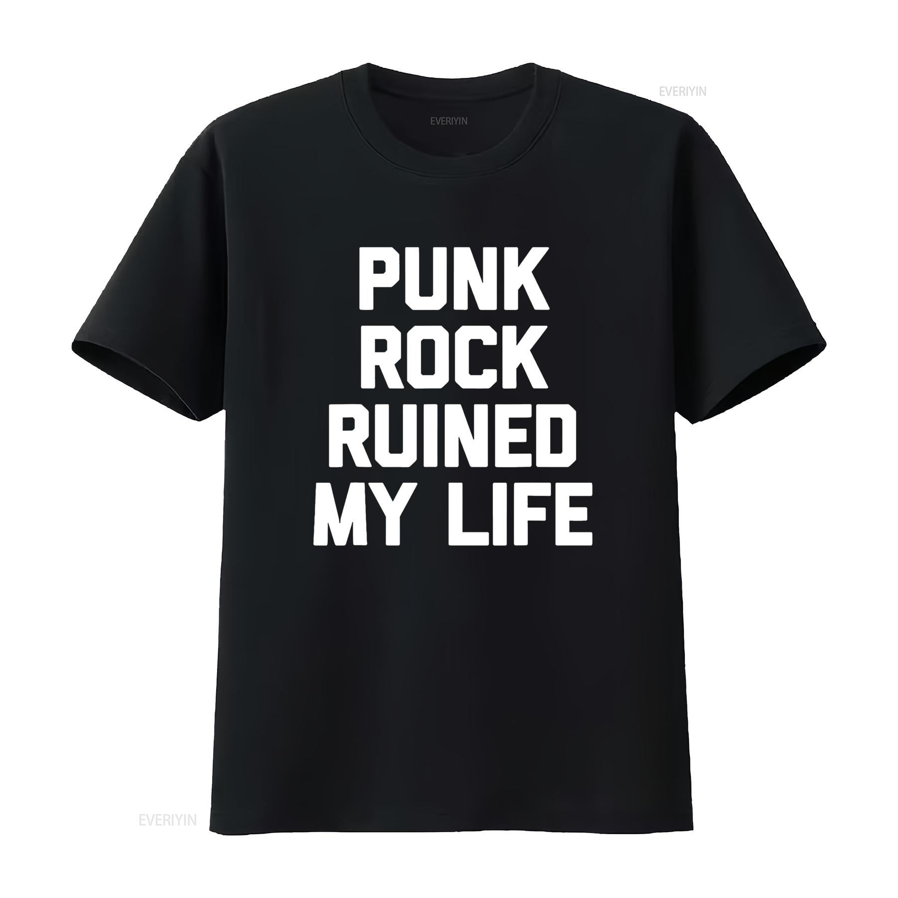 Punk Rock Ruined My Life Funny Music Lover T Shirt vintage Washed Versatile designer clothes graphic Top For Everyday Wear 4XL
Punk Rock Ruined My Life Funny Music Lover T Shirt vintage Washed Versatile designer clothes graphic Top For Everyday Wear 4XL