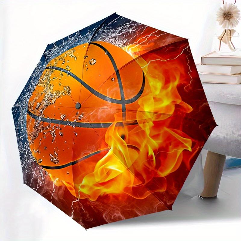 1pc Basketball-Themed Portable Folding Umbrella with Durable Iron Frame, 8 Ribs, Automatic Open, All-Season Multi-Functional U
1pc Basketball-Themed Portable Folding Umbrella with Durable Iron Frame, 8 Ribs, Automatic Open, All-Season Multi-Functional U