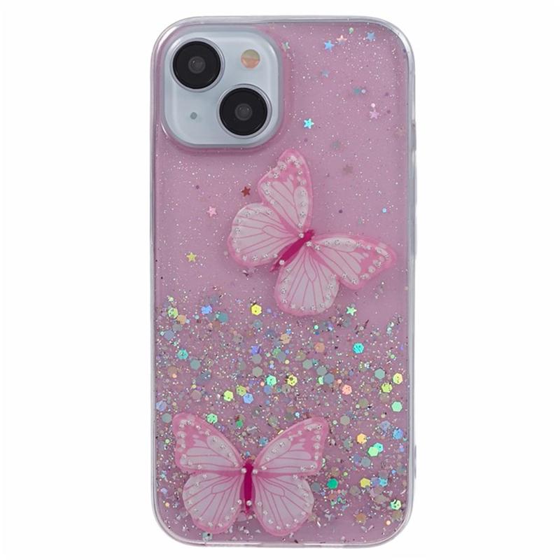 WANLONFENG AW Series for iPhone 13 TPU Case PVC Butterfly Glitter Back Cover with Screen Protector Pink
WANLONFENG AW Series for iPhone 13 TPU Case PVC Butterfly Glitter Back Cover with Screen Protector Pink