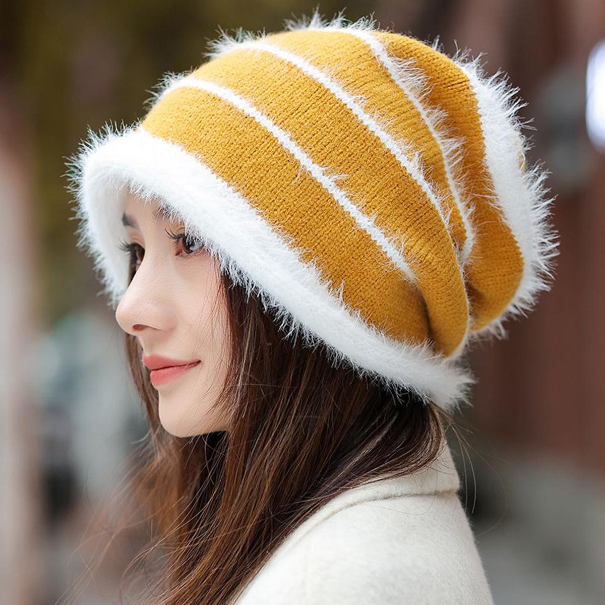 Мішкувата в язана шапка-біні для жінок з флісовою обробкою, дизайн Color Block, зимова тепла, що закриває вуха, для активного відпочинку та подорожей імбирний
Мішкувата в язана шапка-біні для жінок з флісовою обробкою, дизайн Color Block, зимова тепла, що закриває вуха, для активного відпочинку та подорожей імбирний