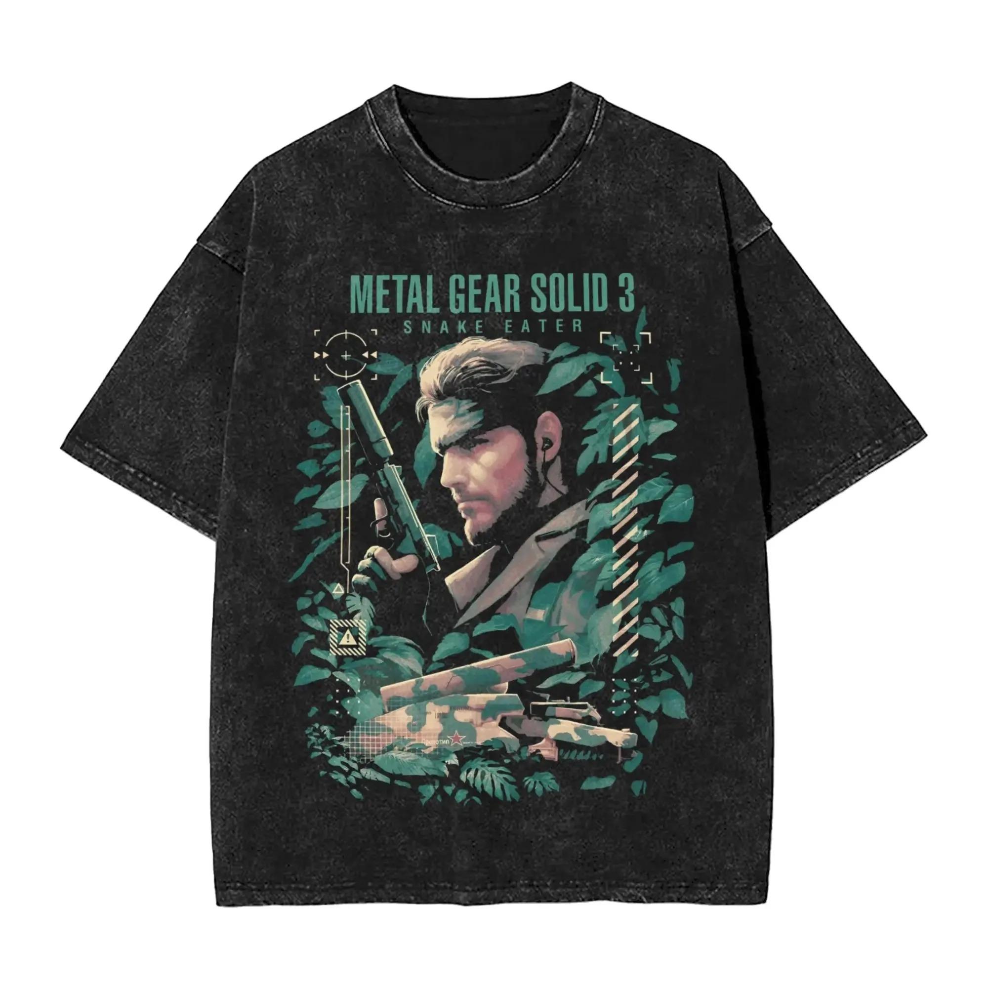 Metal Gear Solid 3: Snake Eater Jungle Concept Art Vintage Acid Wash Oversized Black T-Shirt | Tactical Espionage Game Fan Merch Tee XXXL різнокольоровий
Metal Gear Solid 3: Snake Eater Jungle Concept Art Vintage Acid Wash Oversized Black T-Shirt | Tactical Espionage Game Fan Merch Tee XXXL різнокольоровий