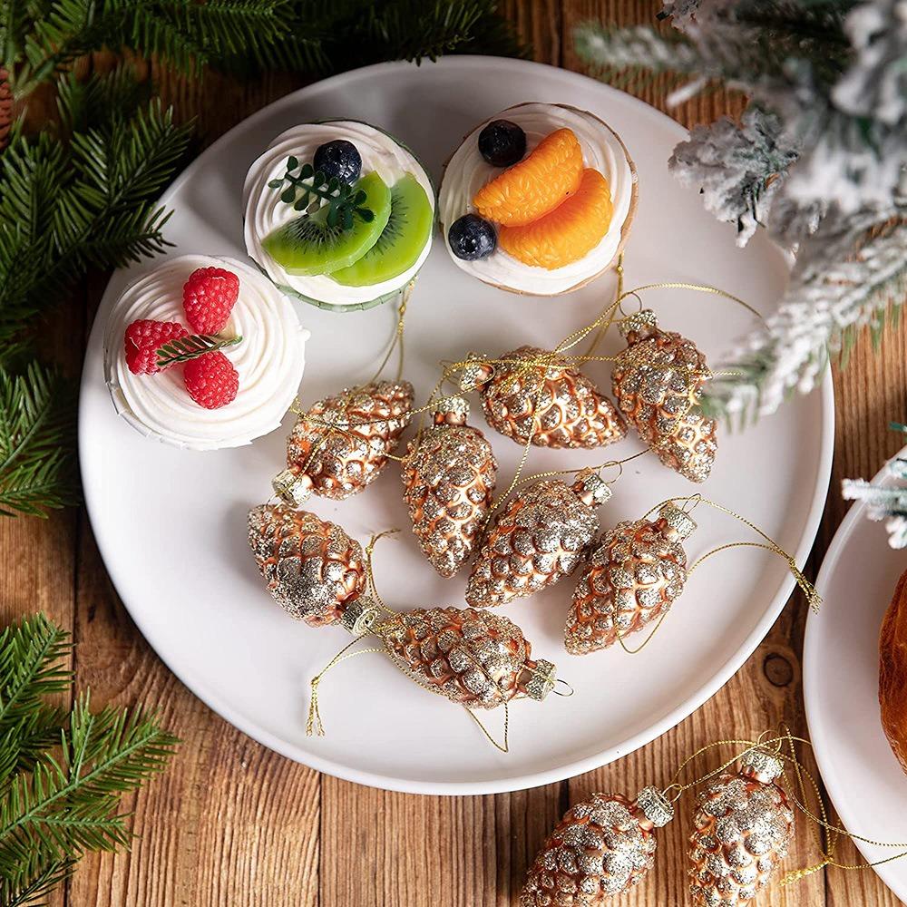 5pcs Glass Christmas Tree Pinecone Pendants Pinecone Hanging Ornaments Home Shopping Mall Party 5pcs
5pcs Glass Christmas Tree Pinecone Pendants Pinecone Hanging Ornaments Home Shopping Mall Party 5pcs