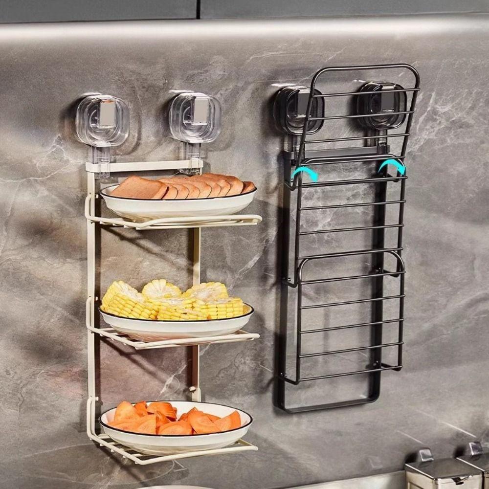Multi-layer Dish Preparation Rack Self-Adhesive Side Dish Storage Holder Kitchen Utensils чорний
Multi-layer Dish Preparation Rack Self-Adhesive Side Dish Storage Holder Kitchen Utensils чорний