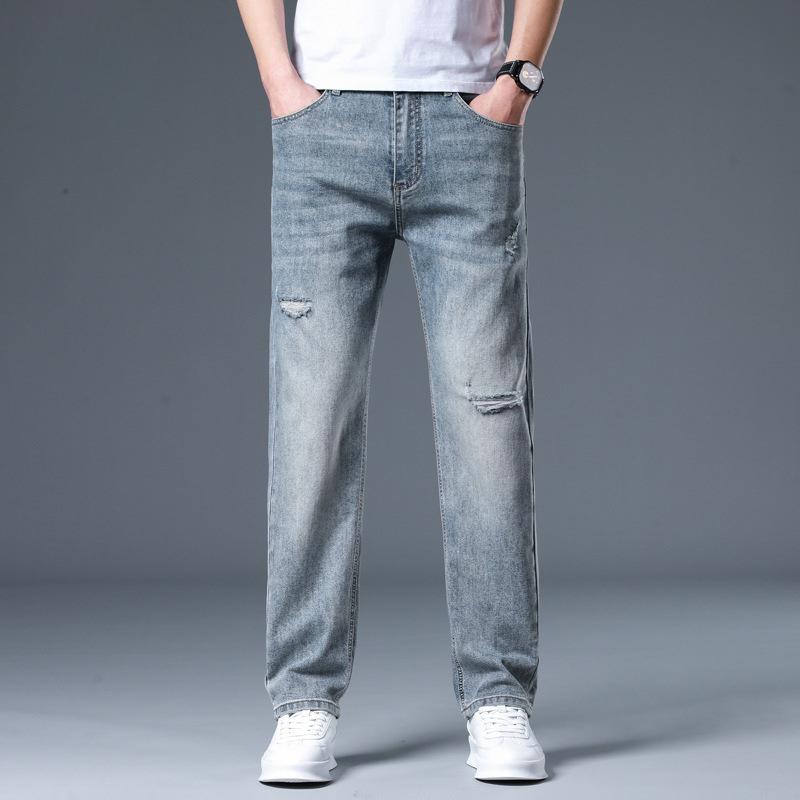 Рваные джинсы Новый стиль Узкие джинсы Мужские Эластичные Узкие штанины Повседневные и Длинные 38
Рваные джинсы Новый стиль Узкие джинсы Мужские Эластичные Узкие штанины Повседневные и Длинные 38