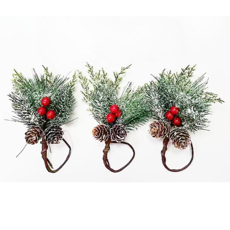 3 шт./6 шт. Рождественское кольцо для салфеток-букета, пряжка для салфеток для стола западного ресторана, имитация сосновой шишки, ягоды
3 шт./6 шт. Рождественское кольцо для салфеток-букета, пряжка для салфеток для стола западного ресторана, имитация сосновой шишки, ягоды