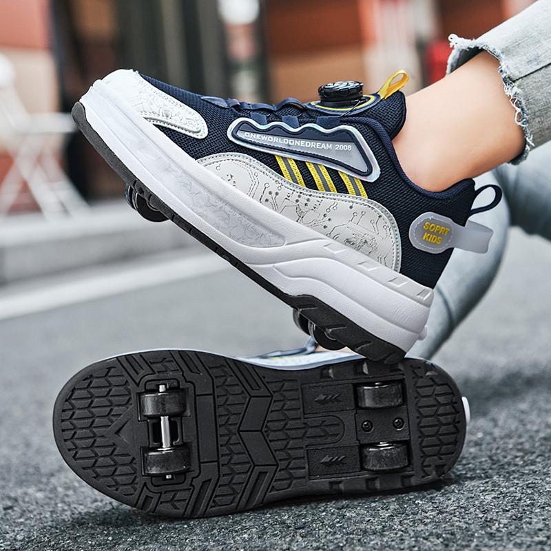 Новые туфли Runaway Shoes Четырехколесные туфли-шкивы для мальчиков и детей Обувь с колесами Обувь для катания на коньках для девочек 30
Новые туфли Runaway Shoes Четырехколесные туфли-шкивы для мальчиков и детей Обувь с колесами Обувь для катания на коньках для девочек 30