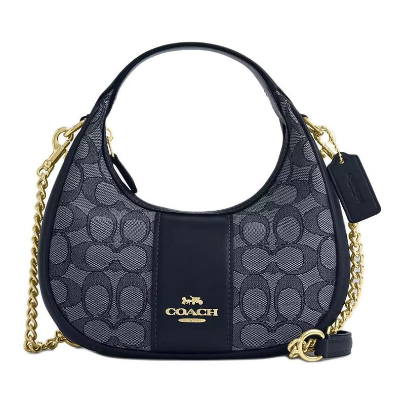 COACH CARMEN 19 Brand Logo zipper closure Cow leather patchwork One-shoulder crossbody handbag Small size Women s Denim blue синій
COACH CARMEN 19 Brand Logo zipper closure Cow leather patchwork One-shoulder crossbody handbag Small size Women s Denim blue синій