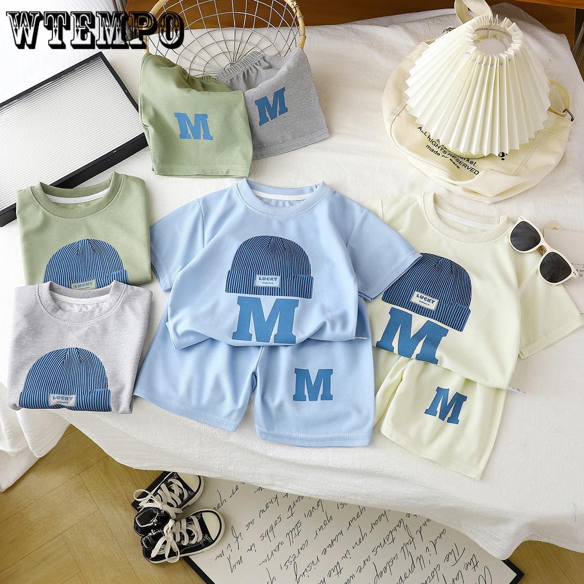 Children s Summer Set Short Sleeved Shorts Boys Waffle Set Summer Thin Korean Boys Clothing Two Piece Set 80
Children s Summer Set Short Sleeved Shorts Boys Waffle Set Summer Thin Korean Boys Clothing Two Piece Set 80