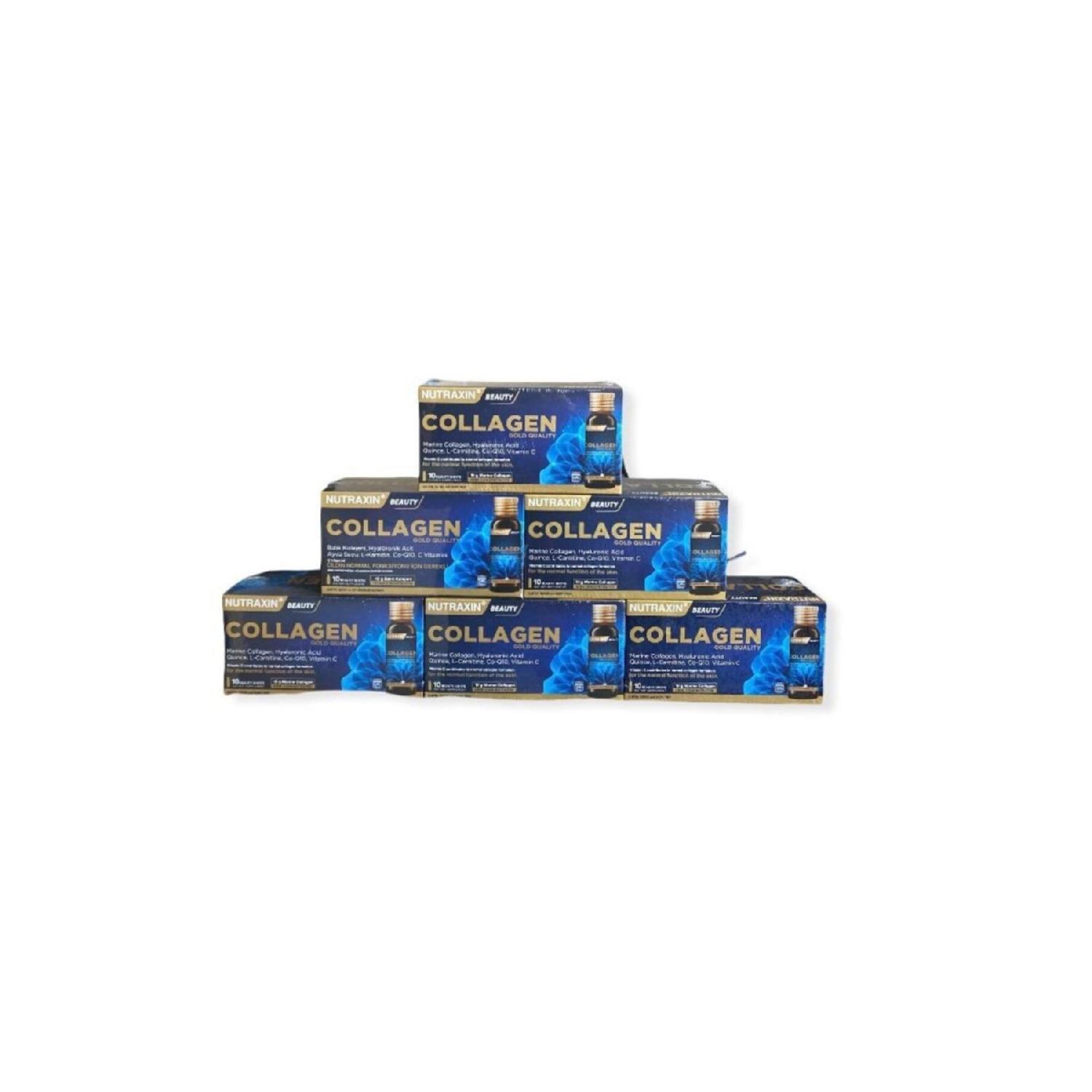 Nutraxn Gold Collagen Fish Collagen 10x50ml 6 Pieces 
Nutraxn Gold Collagen Fish Collagen 10x50ml 6 Pieces