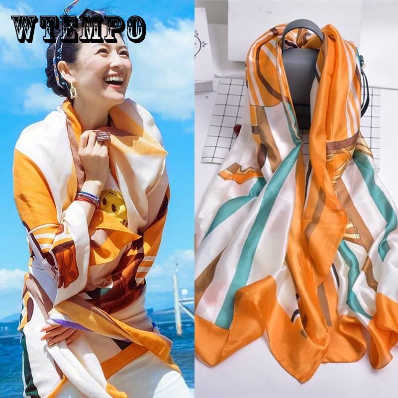 Модный шифоновый шарф с принтом, шелковая шаль, шарфы, женские аксессуары
Модный шифоновый шарф с принтом, шелковая шаль, шарфы, женские аксессуары