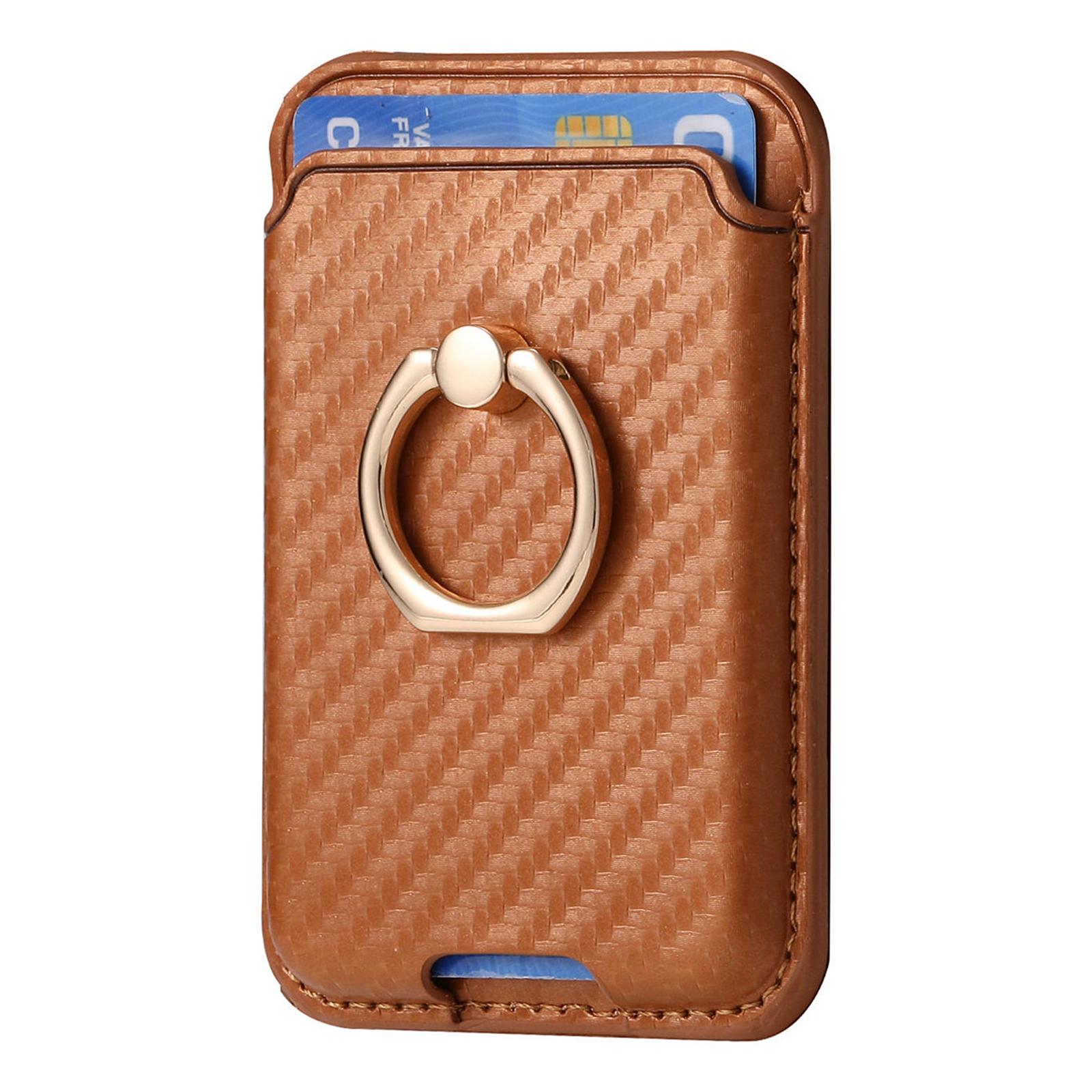 MC-W15 Carbon Fiber Texture Card Holder Ring Holder Leather Magnetic Phone Card Bag Green
MC-W15 Carbon Fiber Texture Card Holder Ring Holder Leather Magnetic Phone Card Bag Green