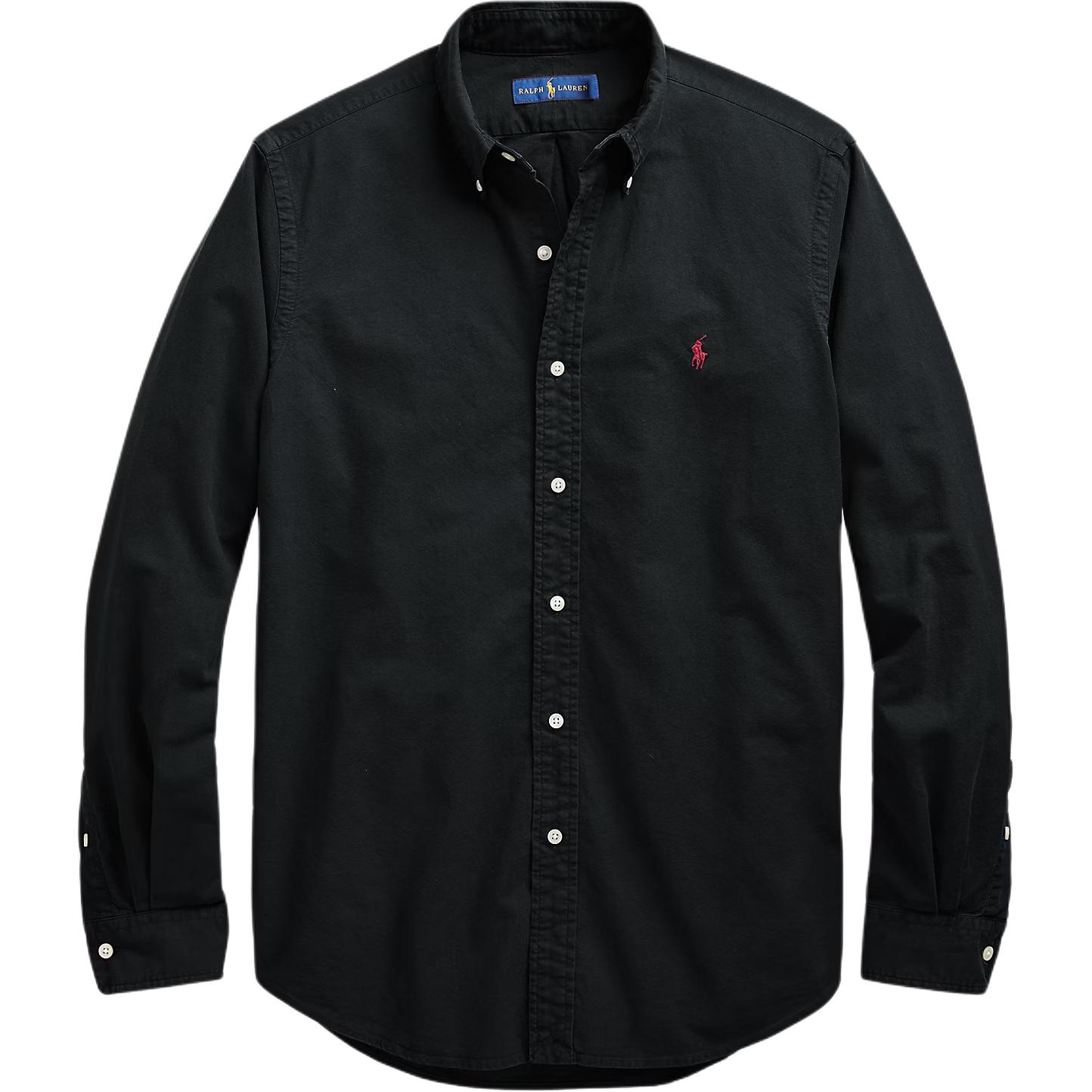 Polo Ralph Lauren Окрашенная Оксфордская Однотонная Рубашка с Длинным Рукавом на Пуговицах Мужские рубашки Черный 198352638061 M
Polo Ralph Lauren Окрашенная Оксфордская Однотонная Рубашка с Длинным Рукавом на Пуговицах Мужские рубашки Черный 198352638061 M