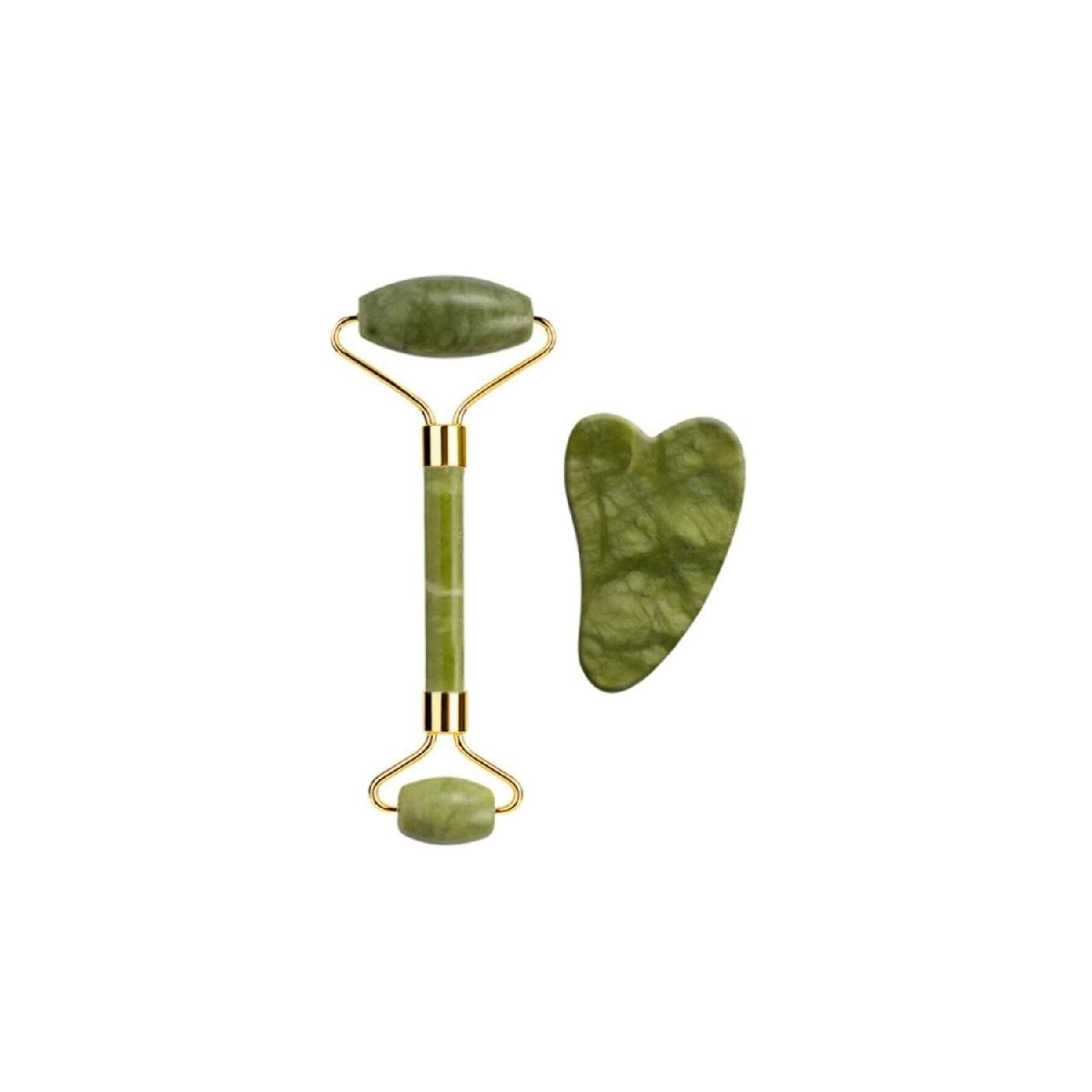 Jade Stone Natural Stone Massage Tool And Heart Gua Shah Facial Stone Facial Yoga зелений
Jade Stone Natural Stone Massage Tool And Heart Gua Shah Facial Stone Facial Yoga зелений
