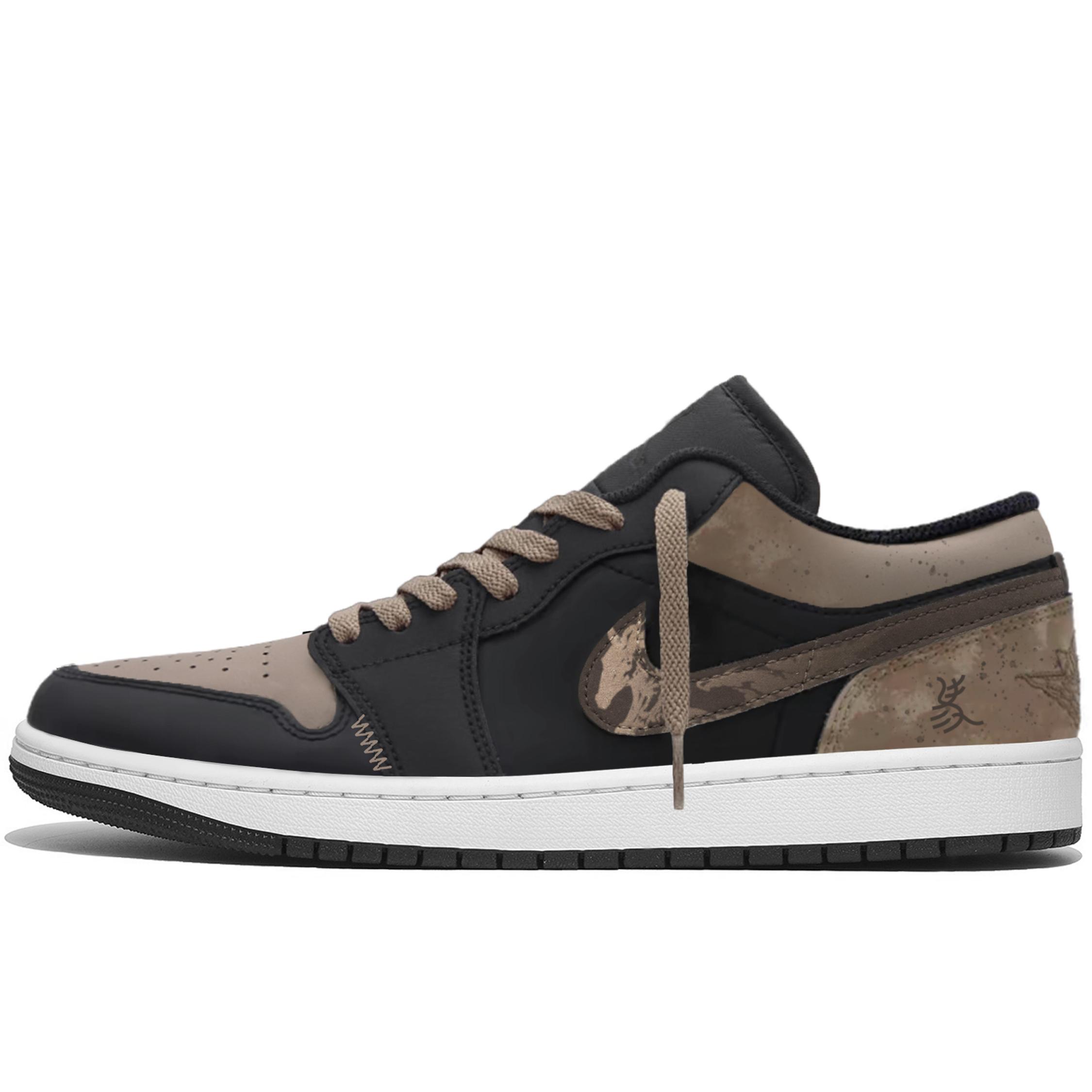 Jordan Air Jordan 1 Abrasion Resistant Low top Vintage Basketball Shoes Men s Black Brown 553558-040(Team1439-) 43
Jordan Air Jordan 1 Abrasion Resistant Low top Vintage Basketball Shoes Men s Black Brown 553558-040(Team1439-) 43