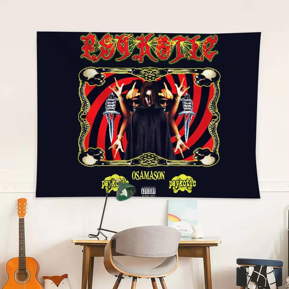 Rapper OOsamaSon Psykotic Outdoor Picnic Party Home Camping Flag Decoration Art Hanging Banner for Home And Garden 74x94cm(29x37in)
Rapper OOsamaSon Psykotic Outdoor Picnic Party Home Camping Flag Decoration Art Hanging Banner for Home And Garden 74x94cm(29x37in)