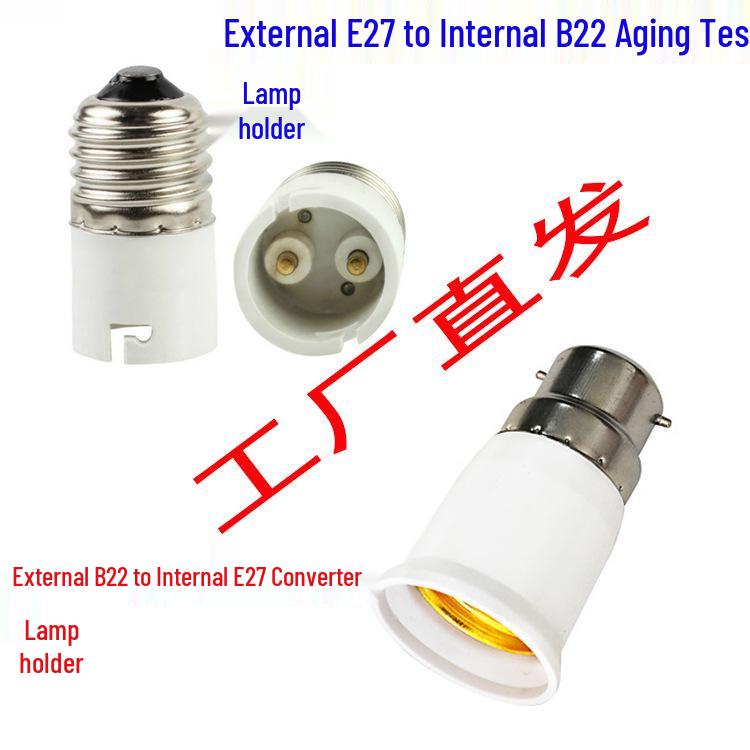 B22 to E27 Conversion Lamp Holder: Bayonet to Screw Adapter B22 to E27
B22 to E27 Conversion Lamp Holder: Bayonet to Screw Adapter B22 to E27
