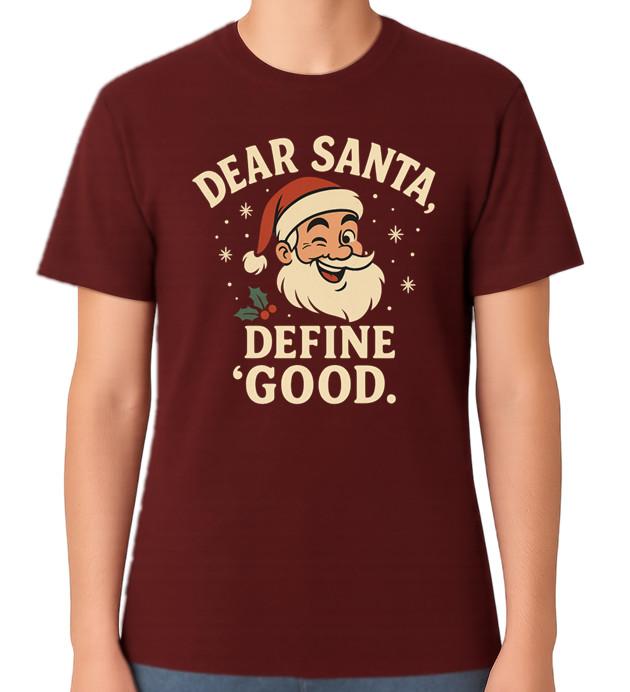 Dear Santa Define Good Unisex T-Shirt Merry Xmas Men Ladies Top Christmas Tee S разноцветный
Dear Santa Define Good Unisex T-Shirt Merry Xmas Men Ladies Top Christmas Tee S разноцветный