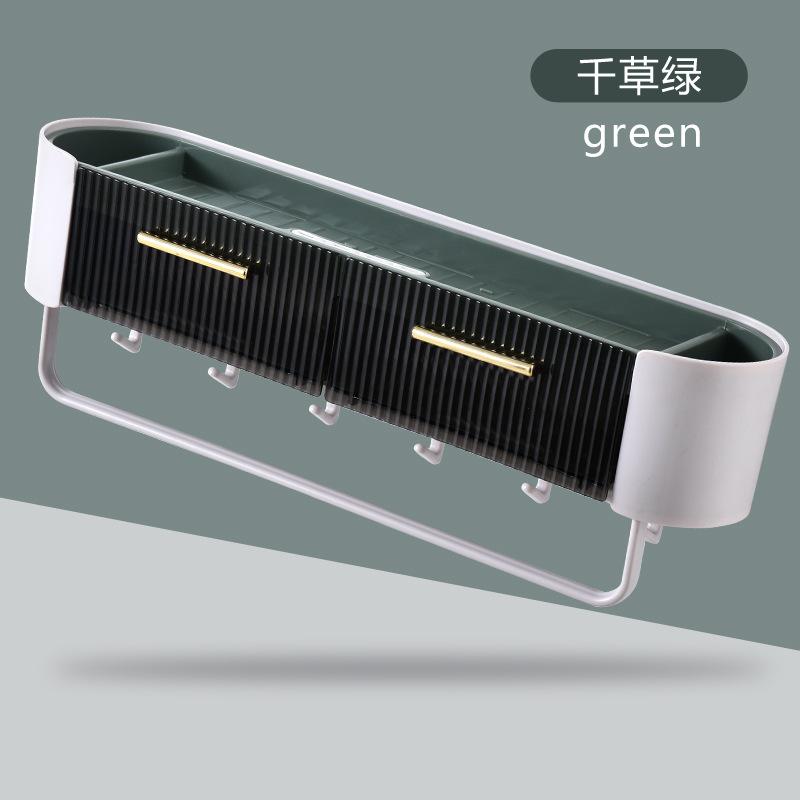 Полка для ванной комнаты без сверления, стойка-органайзер для хранения шампуня, косметики, полотенец, угловой держатель для ванных принадлежностей, аксессуары для ванной комнаты зелёный
Полка для ванной комнаты без сверления, стойка-органайзер для хранения шампуня, косметики, полотенец, угловой держатель для ванных принадлежностей, аксессуары для ванной комнаты зелёный