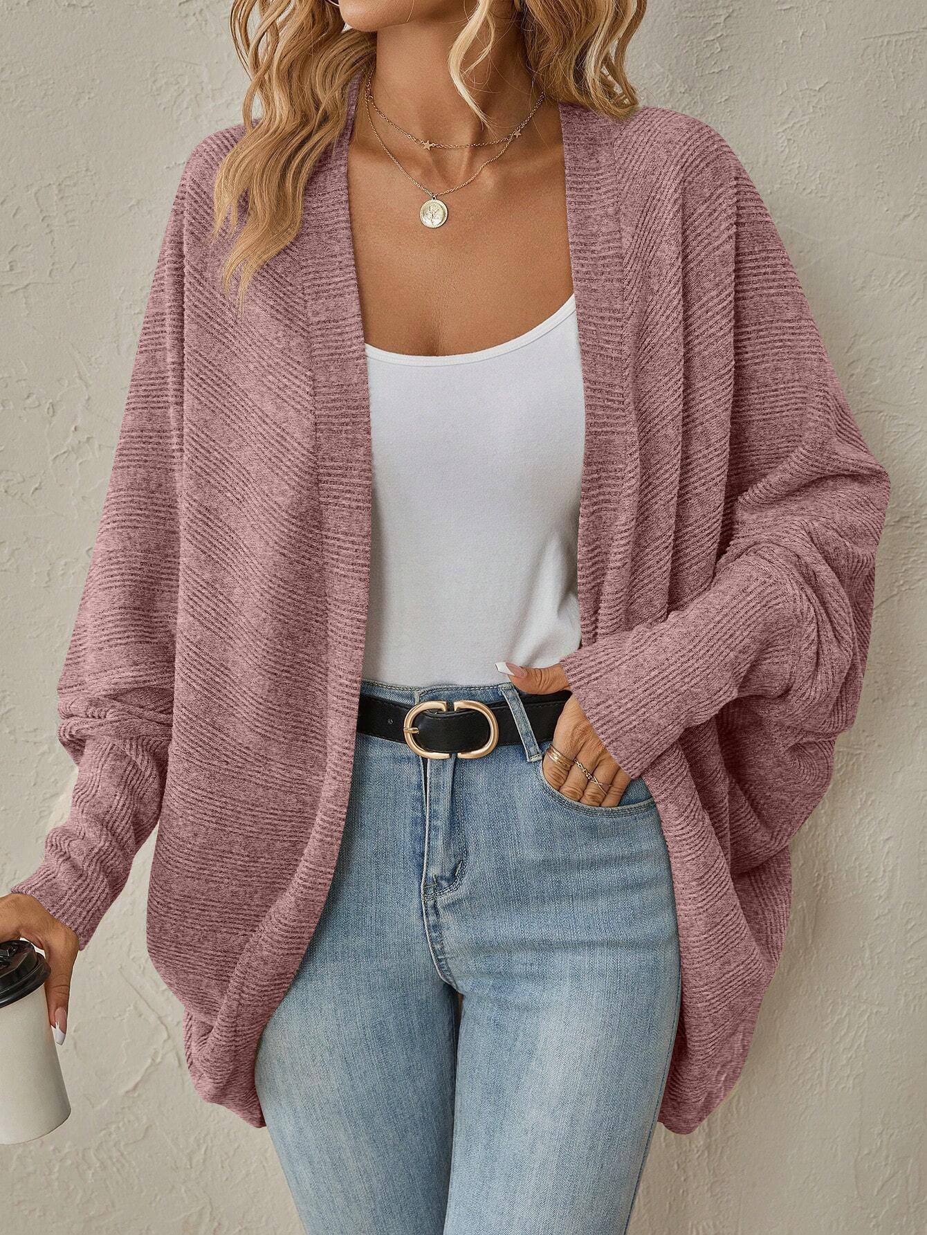 Women s Clothing Autumn and Winter New Knitted Cardigan Solid Color Cardigan Medium and Long Knitted Sweater XXL рожевий
Women s Clothing Autumn and Winter New Knitted Cardigan Solid Color Cardigan Medium and Long Knitted Sweater XXL рожевий