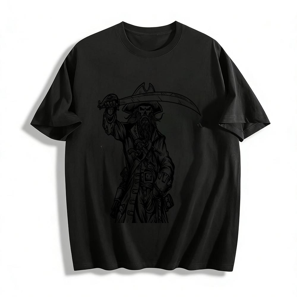 Vintage Skull Pirate Saber Print Casual Long Sleeve T-Shirt Pure cotton T-shirt 6XL
Vintage Skull Pirate Saber Print Casual Long Sleeve T-Shirt Pure cotton T-shirt 6XL