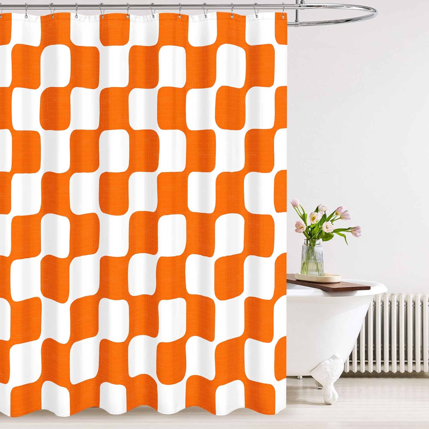Retro Checkerboard Grid Pattern Faux Linen Fabric Shower Curtain, Beige Sage Green Classical Groovy Wavy Checkered Shower W60H190(CM)-1 Pcs
Retro Checkerboard Grid Pattern Faux Linen Fabric Shower Curtain, Beige Sage Green Classical Groovy Wavy Checkered Shower W60H190(CM)-1 Pcs