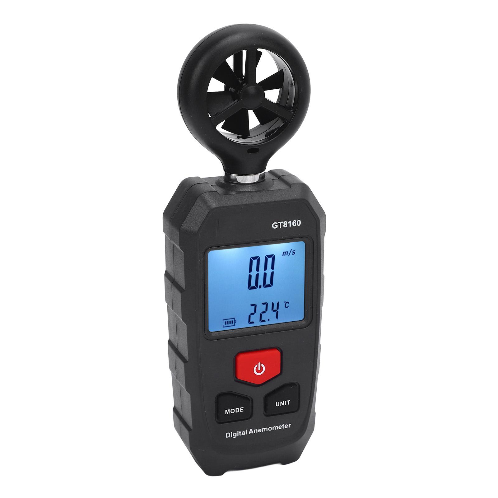 Digital Wind Speed Meter 6 Units High Precise LCD Backlit Display Wind Speed Temperature Chill Tester for Outdoor
Digital Wind Speed Meter 6 Units High Precise LCD Backlit Display Wind Speed Temperature Chill Tester for Outdoor