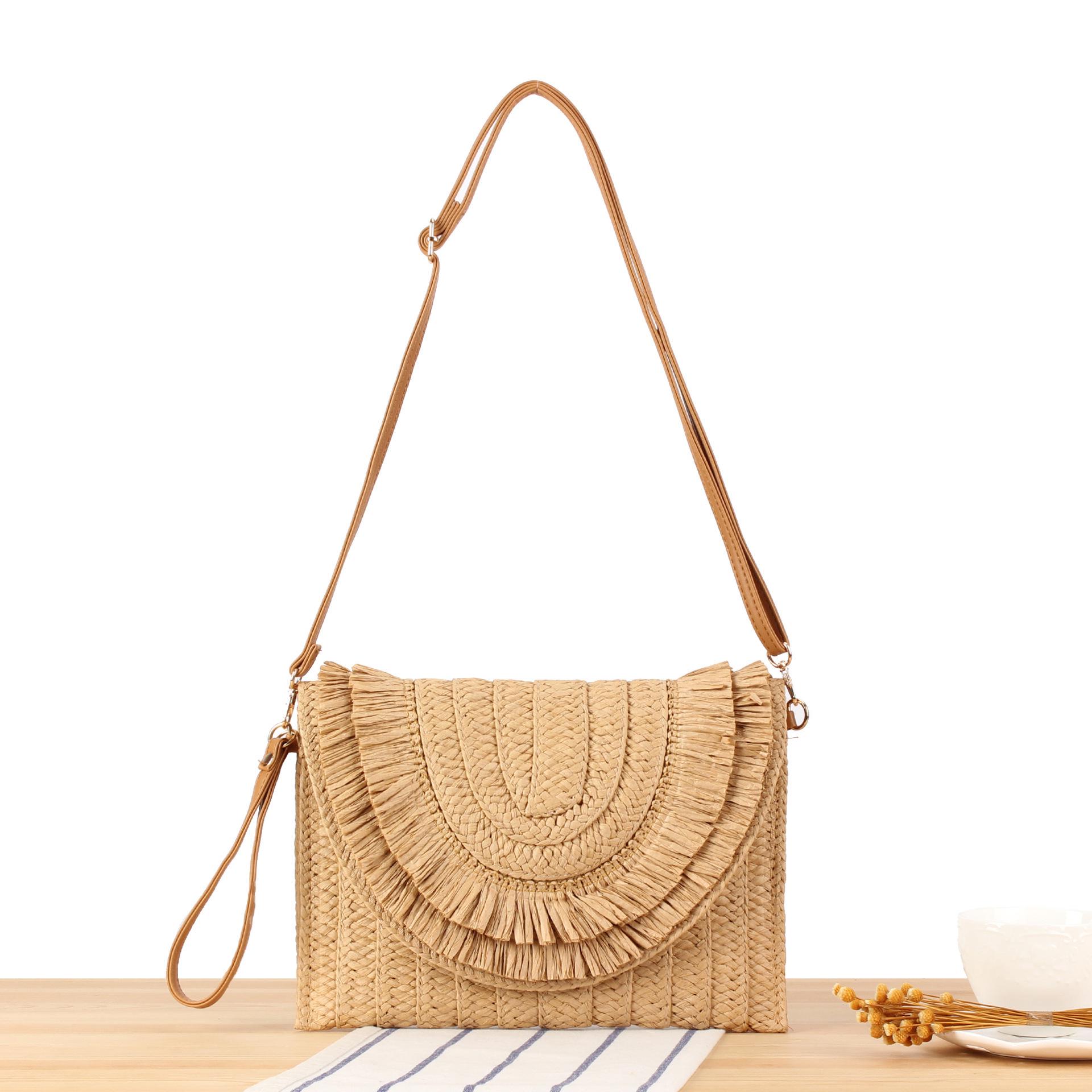 Women s Versatile Woven Straw Clutch Crossbody Bag for Beach and Casual Commute
Women s Versatile Woven Straw Clutch Crossbody Bag for Beach and Casual Commute