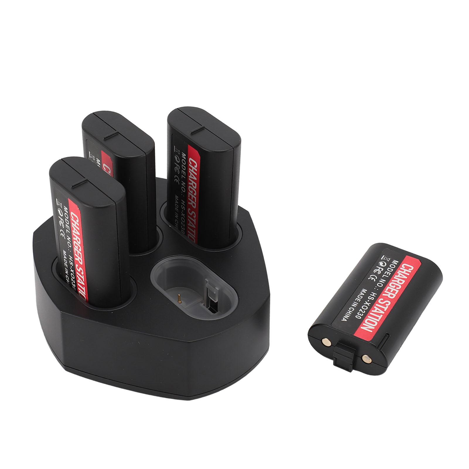 4 шт. Аккумуляторная батарея для игрового контроллера 3600 мАч с зарядной станцией
4 шт. Аккумуляторная батарея для игрового контроллера 3600 мАч с зарядной станцией