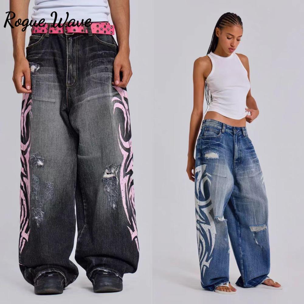 RogueWave Y2K American Vintage Mottled Totem Print Baggy Jeans Women s High Waist Wide Leg Jeans Women s Harajuku Trendy Hip-hop Jeans XXXL
RogueWave Y2K American Vintage Mottled Totem Print Baggy Jeans Women s High Waist Wide Leg Jeans Women s Harajuku Trendy Hip-hop Jeans XXXL
