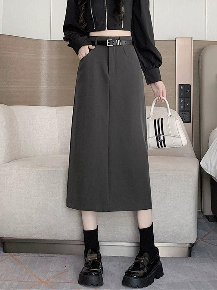Women s Black High-Waisted A-Line Split Skirt - 2024 Spring & Autumn Fashion X-Small серый
Women s Black High-Waisted A-Line Split Skirt - 2024 Spring & Autumn Fashion X-Small серый