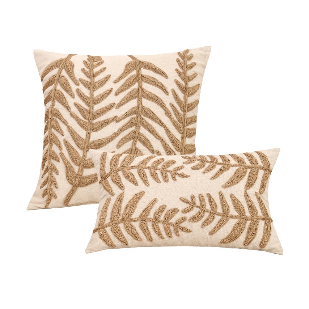 BUYNOW Beige Hemp Rope Embroidered Tassles Pillowcase Decorative Boho Leaves Cushion Cover for Sofa Bed Livingroom Home Decor 45x45cm
BUYNOW Beige Hemp Rope Embroidered Tassles Pillowcase Decorative Boho Leaves Cushion Cover for Sofa Bed Livingroom Home Decor 45x45cm
