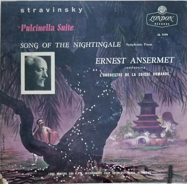 LP Record IGOR STRAVINSKY - ERNEST ANSERMET, - Pulcinella Suite / Song Of The Nigh LL1494 London Records 1960 US Classical Used
LP Record IGOR STRAVINSKY - ERNEST ANSERMET, - Pulcinella Suite / Song Of The Nigh LL1494 London Records 1960 US Classical Used