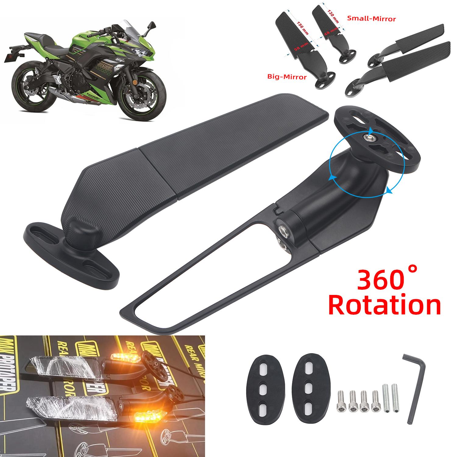 Для Kawasaki ZX25R Ninja ZZR600 ZZR1200 1400 Зеркало мотоцикла Модифицированное ветровое крыло Регулируемое вращающееся заднее вид
Для Kawasaki ZX25R Ninja ZZR600 ZZR1200 1400 Зеркало мотоцикла Модифицированное ветровое крыло Регулируемое вращающееся заднее вид